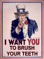 Uncle Sam says brush!